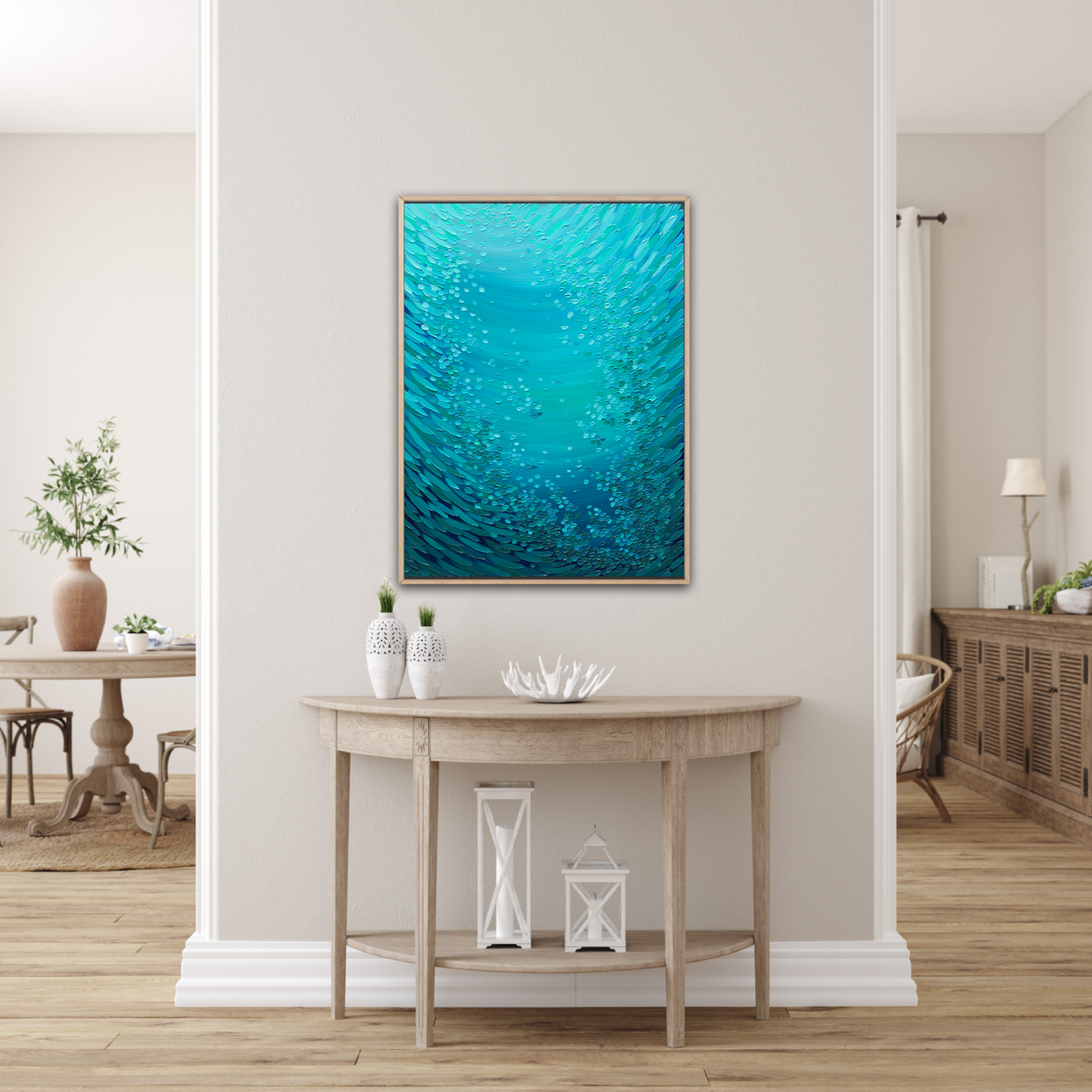 Morning Dive, Canvas Print