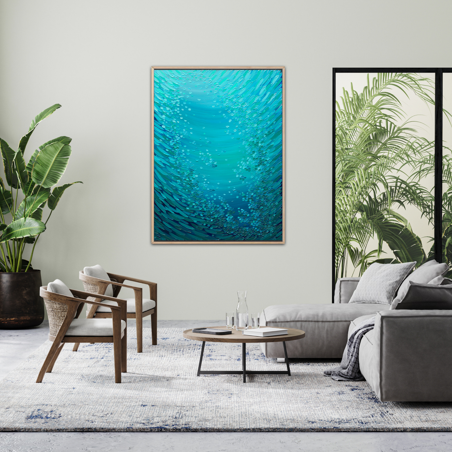 Morning Dive, Canvas Print